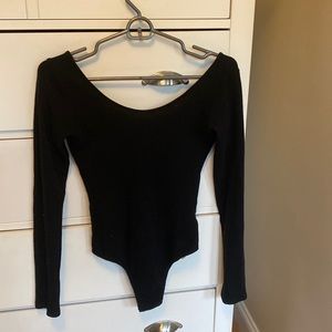 Brandy Melville body suit low cut back